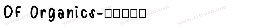 DF Organics字体转换
